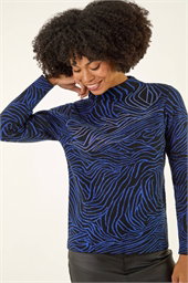 Animal Sequin Knit Jumper