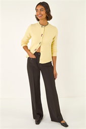 Pocket Button Smart Trousers