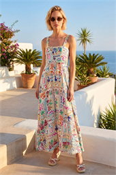 Postcard Strappy Dress