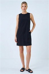 Seam Detail Pocket Shift Dress