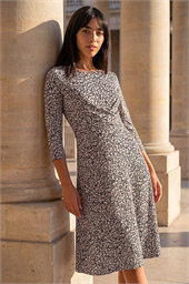 Petite Twist Front Dress