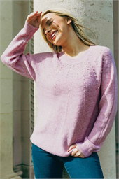 Petite Faux Pearl Knit Jumper