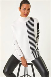 Stripe Colour Block Jumper