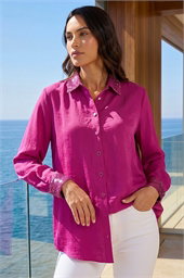 Sequin Collar and Cuff Shirt