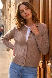 Petite Collar Cardigan