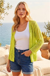 Petite Textured Knit Cardigan