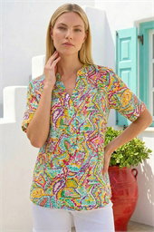 Abstract Print Button Detail Top