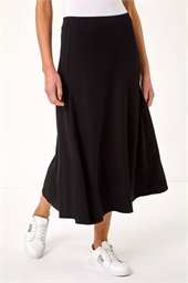 A-Line Pull On Stretch Skirt