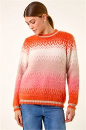 Ombre Tinsel Knit Jumper