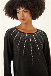 Embellished Knitted Jumper