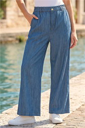 Petite Wide Leg Trouser