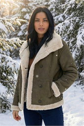 Borg Collar Aviator Jacket