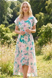 Floral Chiffon Dress