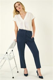 Short Straight Leg Stretch Trouser