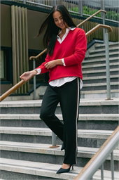 Petite V-Neck Knit Jumper