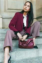 Petite Zip Pocket Stretch Blazer