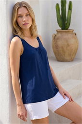 Stretch Jersey Vest Top