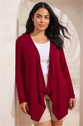 Curve Waterfall Front Cardigan