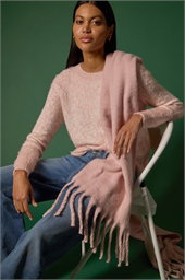 Mosaic Print Fluffy Jumper