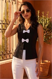 Dusk Bow Detail Waistcoat
