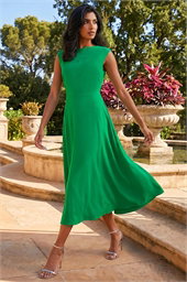 Fit & Flare Midi Dress