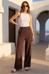 Petite Textured Trouser