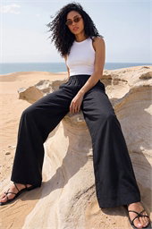 Crepe Elasticated Waist Trouser