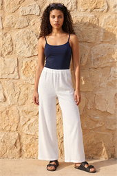 Petite Textured Stretch Trouser