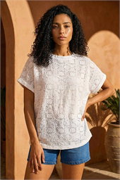 Textured Boxy Tee