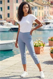 Petite Cropped Stretch Trouser