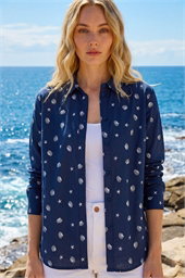 Shell Embroidered Shirt