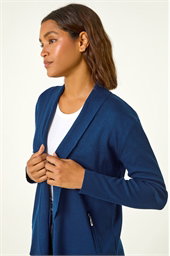 Knitted Zip Detail Jacket