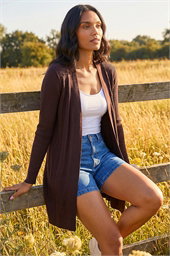 Ribbed Knit Cardigan
