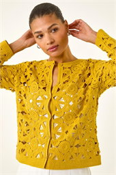 Crochet Knit Cardigan