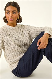 Textured Knit Jumper