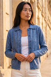 Petite Collar Cardigan