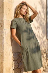 Relaxed T-Shirt Stretch Dress