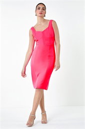 Corset Detail Stretch Bodycon Dress
