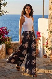 Dusk Floral Pleated Trouser