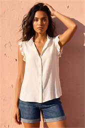 Frill Sleeve Blouse