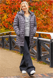 Hooded Quilted Puffer Coat