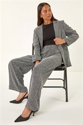 Petite Herringbone Trouser