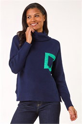 Pocket Detail Knit Jumper