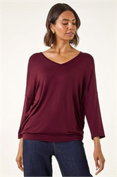 V-Neck Jersey Stretch T-Shirt