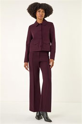 Smart Buttoned Pocket Jacket