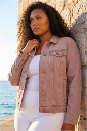 Curve Mid Wash Denim Jacket