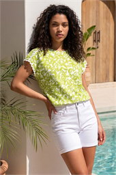 Petite Abstract Ric Rac T-Shirt