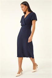 Petite Crossover Stretch Dress