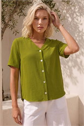 Petite Button Up Blouse