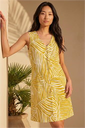 Petite Buttoned Shift Dress